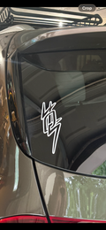 The 405 Bolt Decal - White