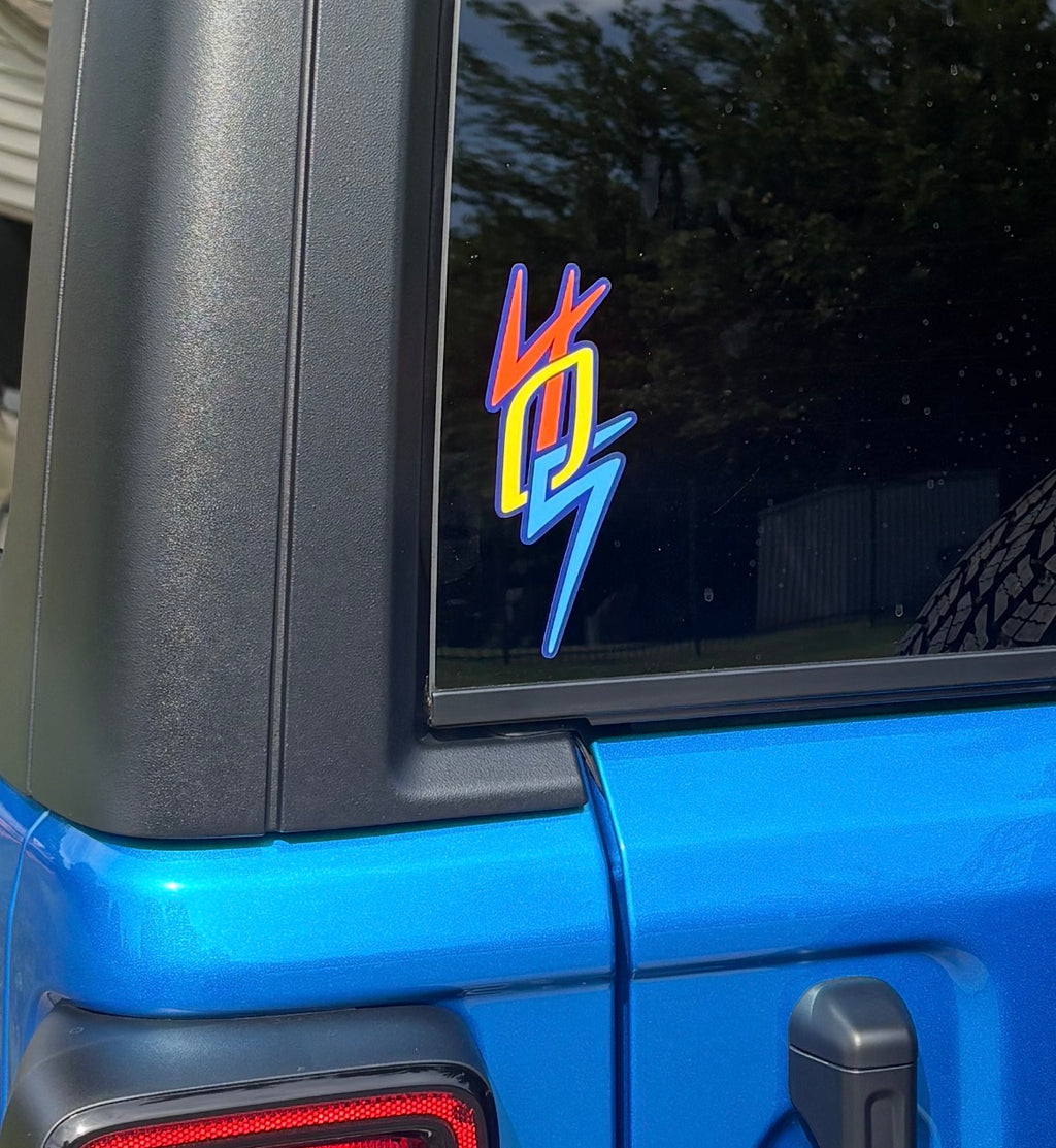 The 405 Bolt Decal - Multi-Color