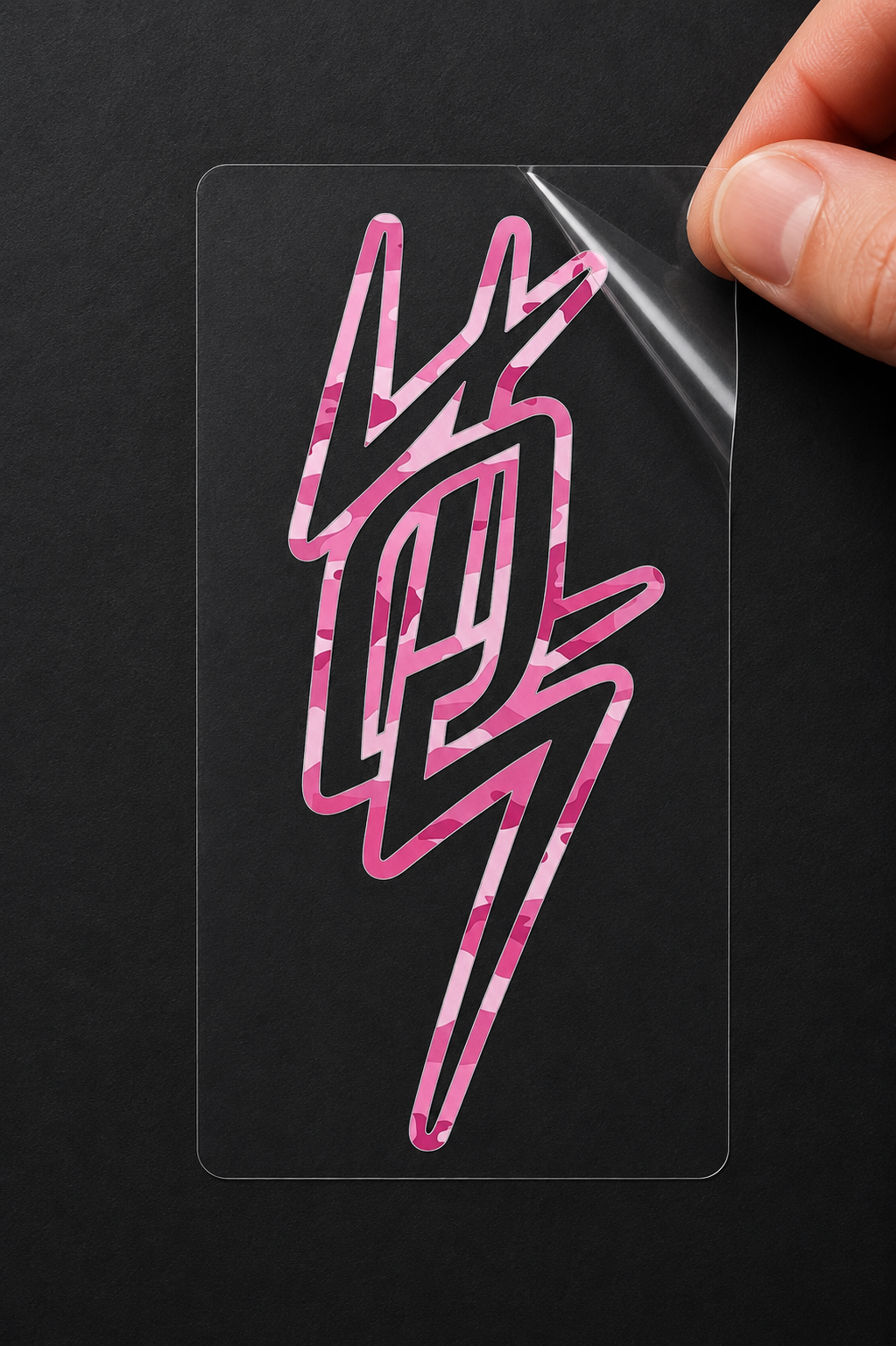 The 405 Bolt Decal - Pink Camo