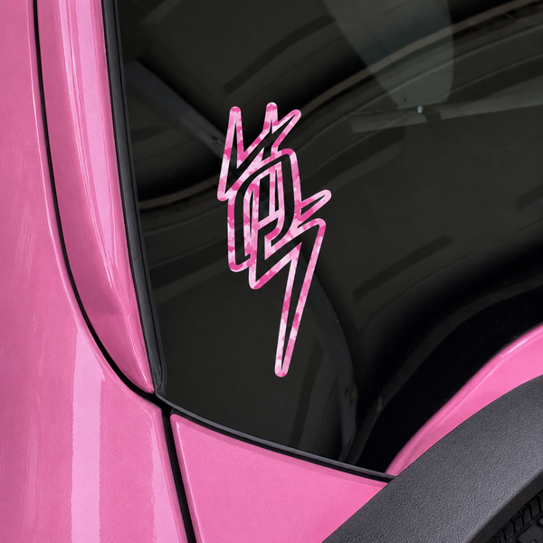 The 405 Bolt Decal - Pink Camo
