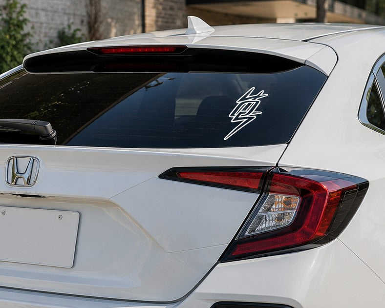 The 405 Bolt Decal - White